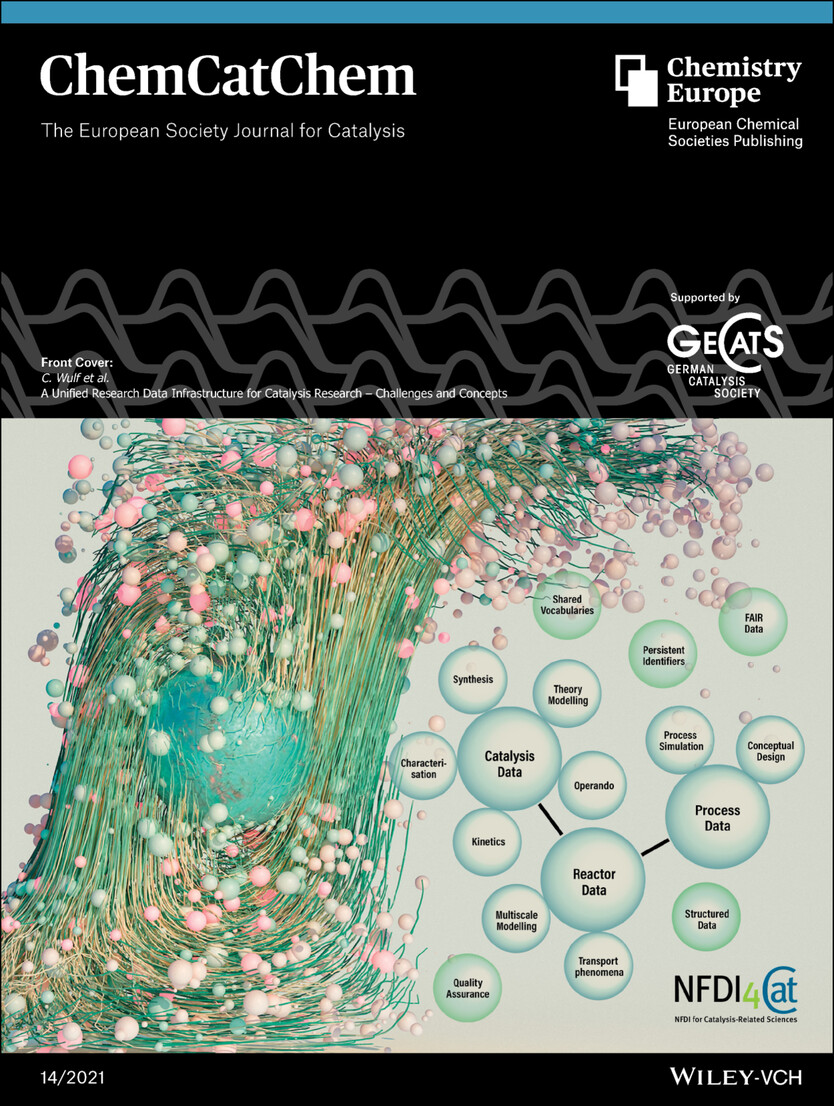 Front Cover: A Unified Research Data Infrastructure for Catalysis Research – Challenges and Concepts (ChemCatChem 14/2021)